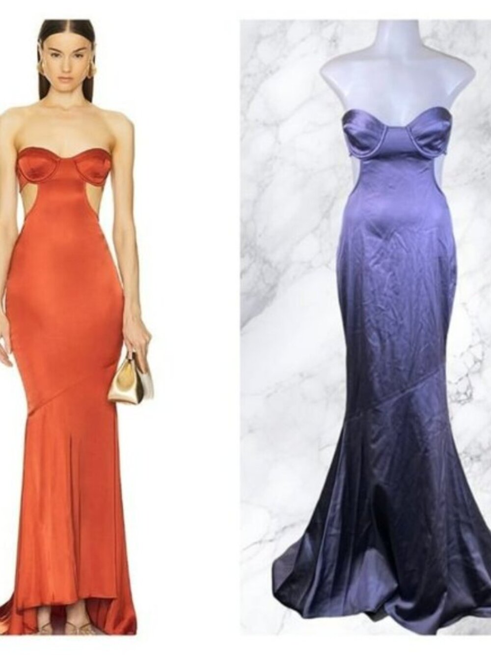 Michael Costello x Revolve Alina Gown - Lavender